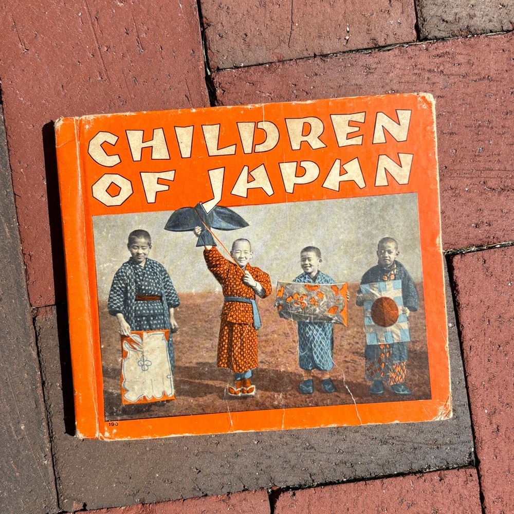 1936 Children of Japan Japanese Customs Family Life Kids Cherry Blossoms Asian